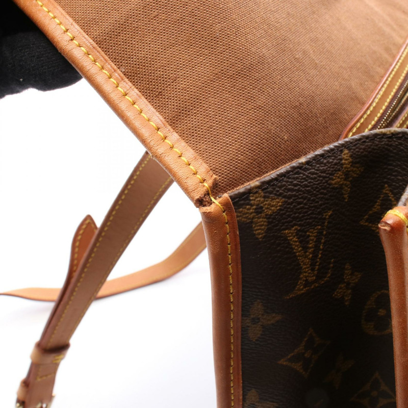 LOUIS VUITTON Beverly 單肩包 手提包 M51121 Monogram 帆布 皮革 棕色 LV-5