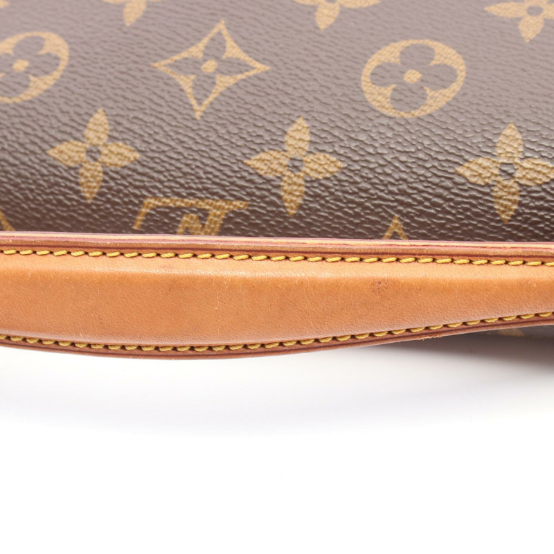 LOUIS VUITTON Beverly 單肩包 手提包 M51121 Monogram 帆布 皮革 棕色 LV-8