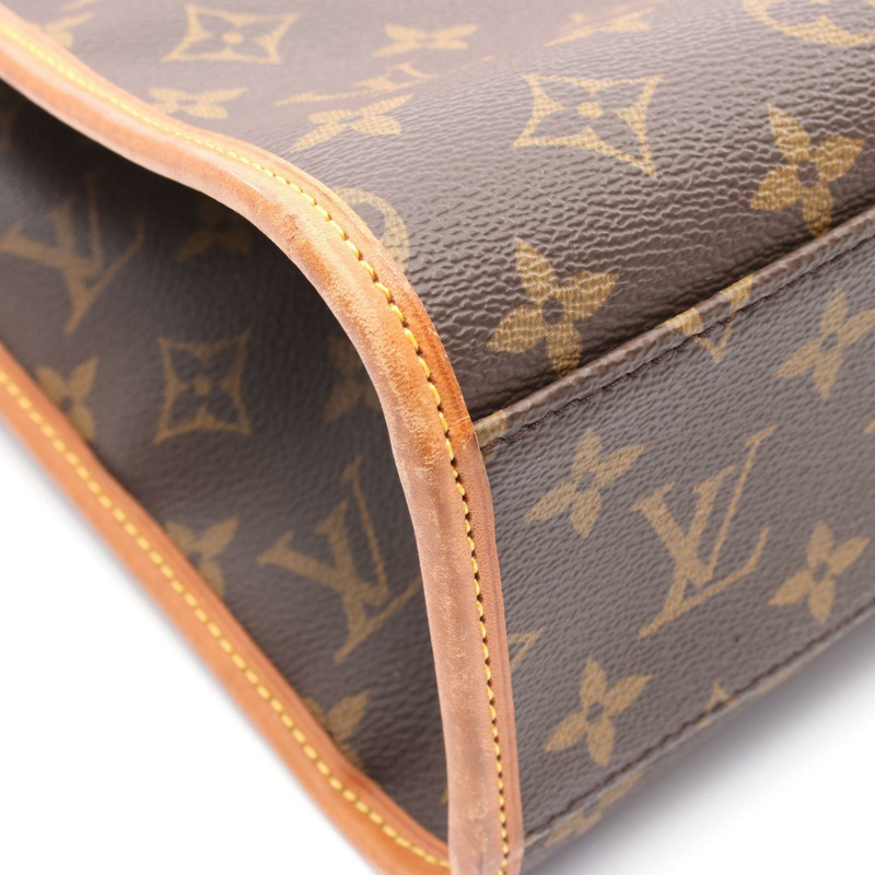 LOUIS VUITTON Beverly 單肩包 手提包 M51121 Monogram 帆布 皮革 棕色 LV-12