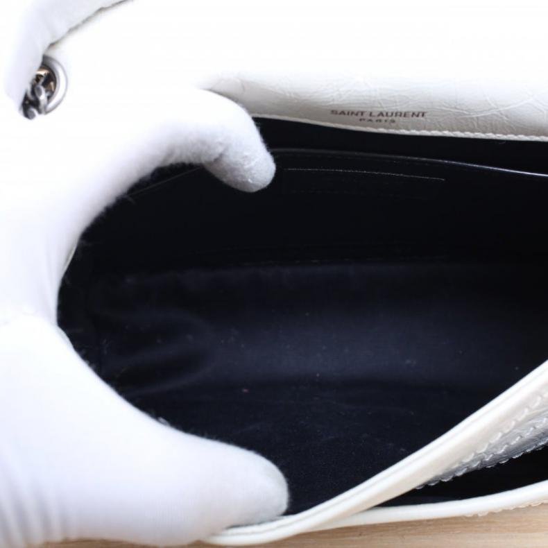 Niki Mini 21 D扣 米白色 皮革C 銀扣-5