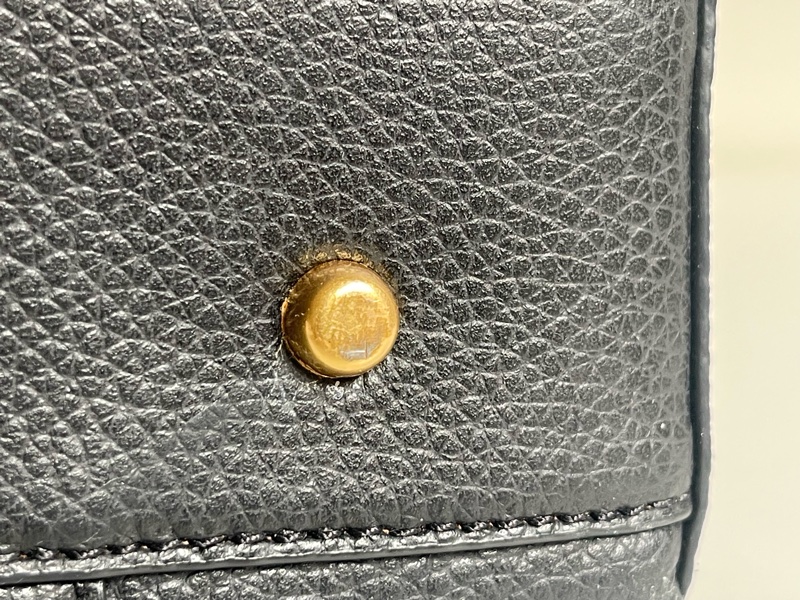 Tory Burch Perry Tote Small 小號三隔層單肩包 皮革 黑色-18