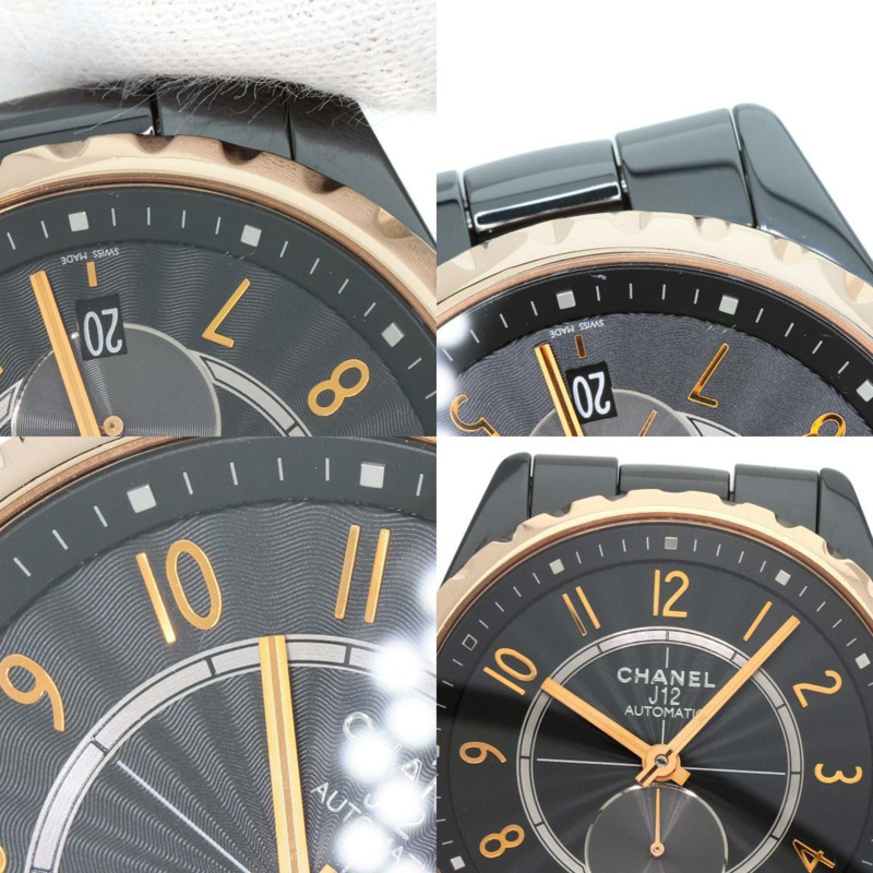 CHANEL H3838 J12-365 陶瓷/陶瓷男士手錶-9