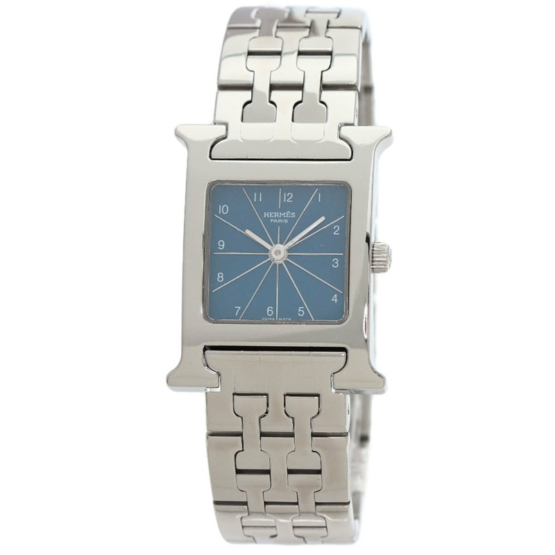 愛馬仕 HH1.210 H 手錶 Blue Jean 不鏽鋼/SS 女士腕錶-0