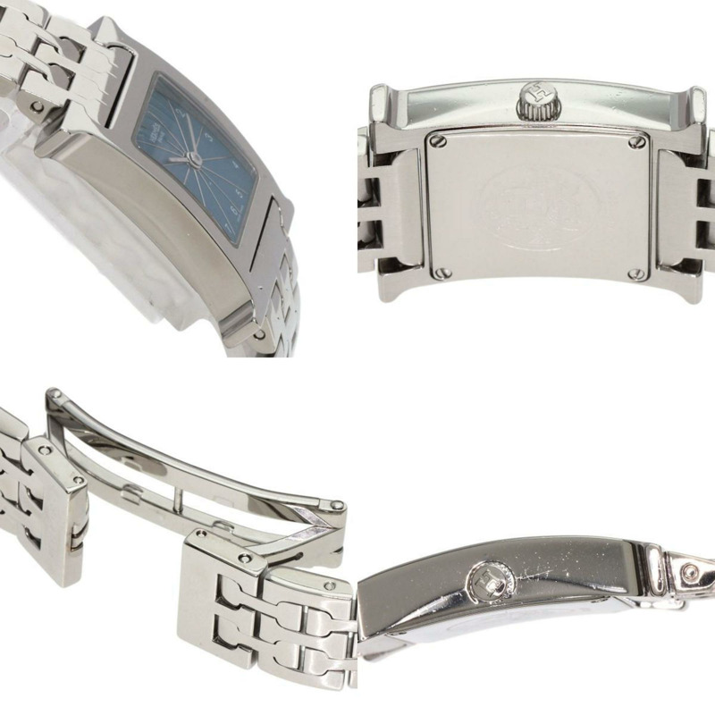 愛馬仕 HH1.210 H 手錶 Blue Jean 不鏽鋼/SS 女士腕錶-5