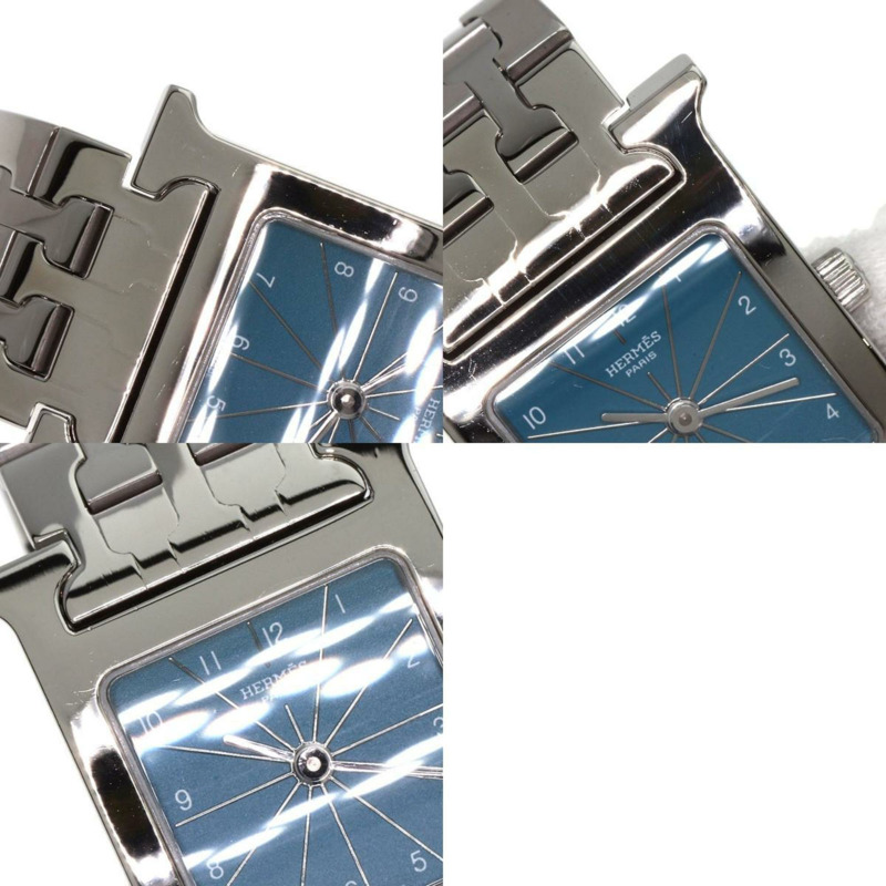 愛馬仕 HH1.210 H 手錶 Blue Jean 不鏽鋼/SS 女士腕錶-9