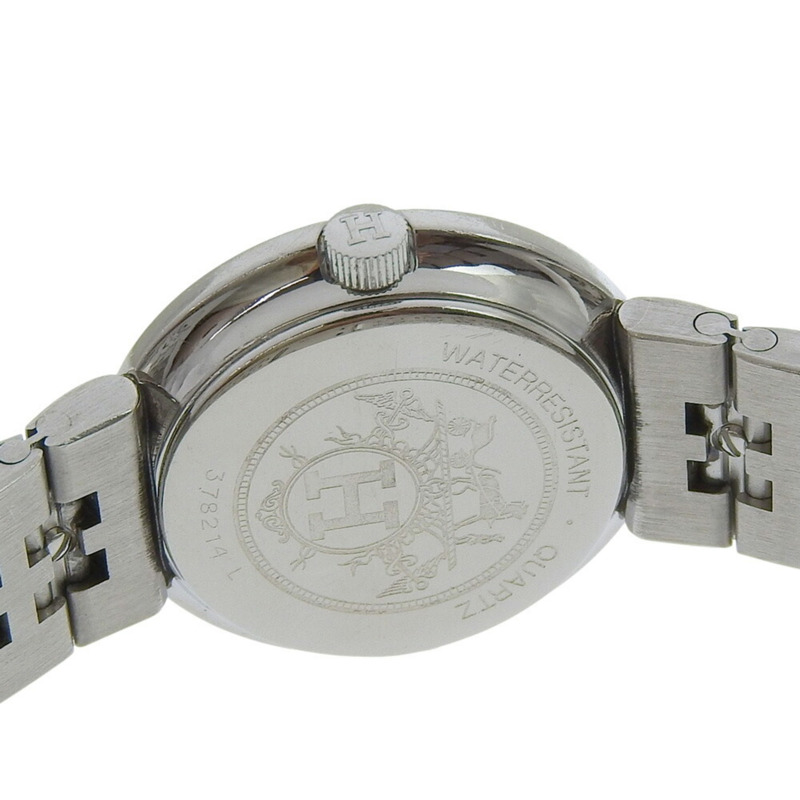 Hermès Olympia 女士手錶,不鏽鋼石英機芯,模擬顯示,象牙色錶盤-6