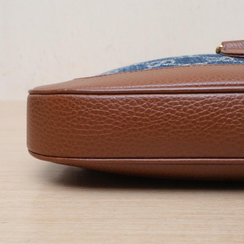 Jackie 1961 小號 藍色 牛仔布 金扣-2