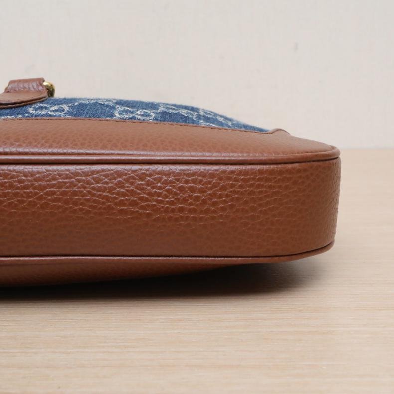 Jackie 1961 小號 藍色 牛仔布 金扣-3