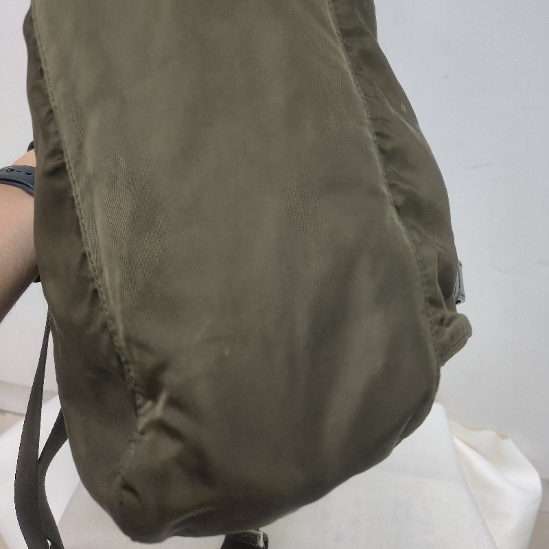 ㊣✨PRADA✨（附防塵袋）普拉達 墨綠色 帆布 皮革 口袋 郵差包 肩背包 斜背包 /二手包/二手精品🌳二手樹屋🌳-12