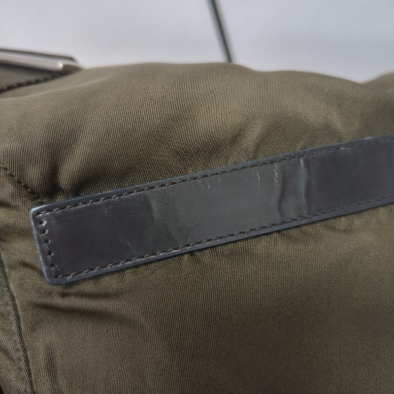 ㊣✨PRADA✨（附防塵袋）普拉達 墨綠色 帆布 皮革 口袋 郵差包 肩背包 斜背包 /二手包/二手精品🌳二手樹屋🌳-26