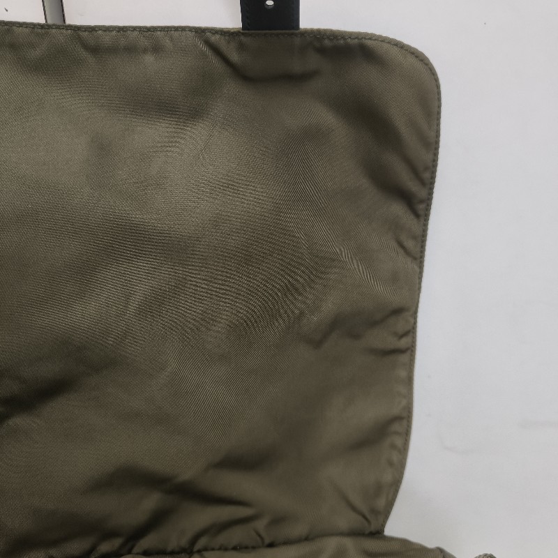 ㊣✨PRADA✨（附防塵袋）普拉達 墨綠色 帆布 皮革 口袋 郵差包 肩背包 斜背包 /二手包/二手精品🌳二手樹屋🌳-38