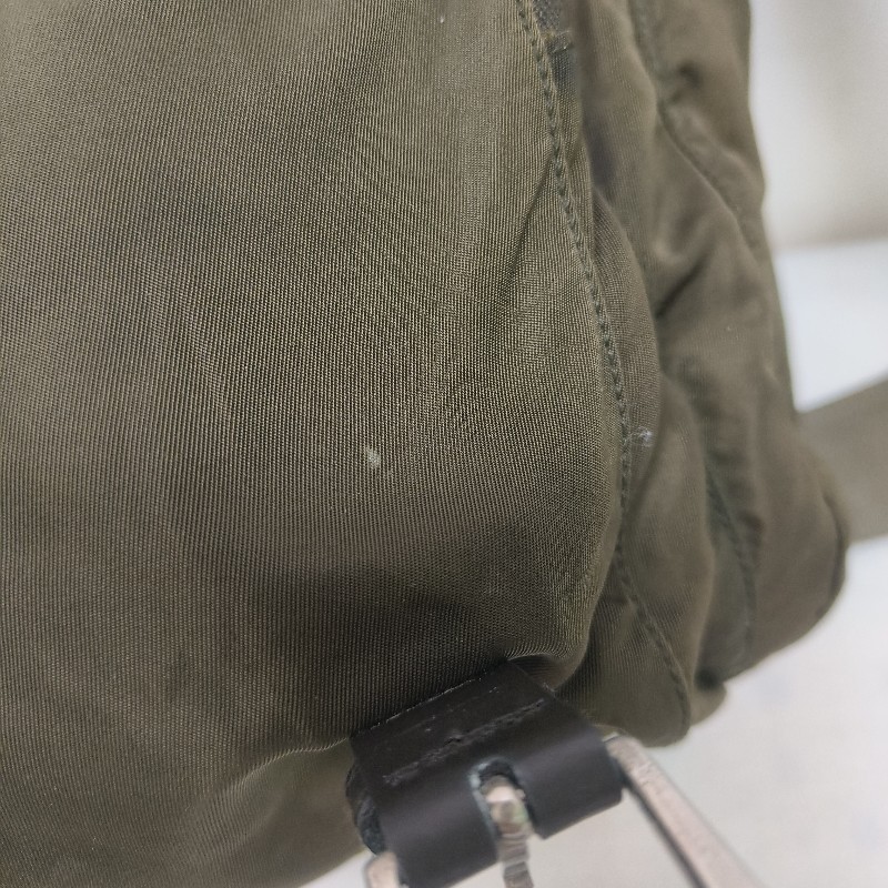 ㊣✨PRADA✨（附防塵袋）普拉達 墨綠色 帆布 皮革 口袋 郵差包 肩背包 斜背包 /二手包/二手精品🌳二手樹屋🌳-43