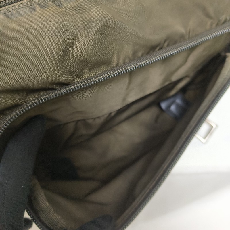 ㊣✨PRADA✨（附防塵袋）普拉達 墨綠色 帆布 皮革 口袋 郵差包 肩背包 斜背包 /二手包/二手精品🌳二手樹屋🌳-44