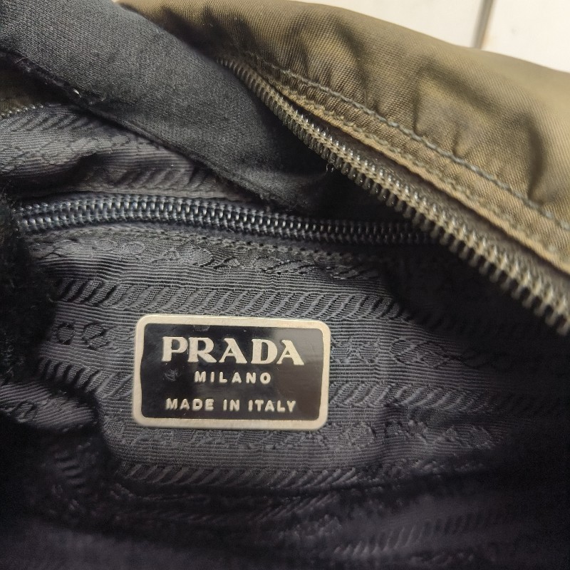 ㊣✨PRADA✨（附防塵袋）普拉達 墨綠色 帆布 皮革 口袋 郵差包 肩背包 斜背包 /二手包/二手精品🌳二手樹屋🌳-49