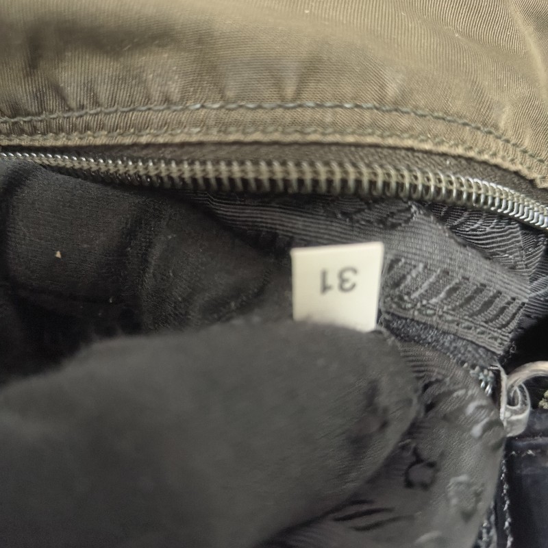 ㊣✨PRADA✨（附防塵袋）普拉達 墨綠色 帆布 皮革 口袋 郵差包 肩背包 斜背包 /二手包/二手精品🌳二手樹屋🌳-52