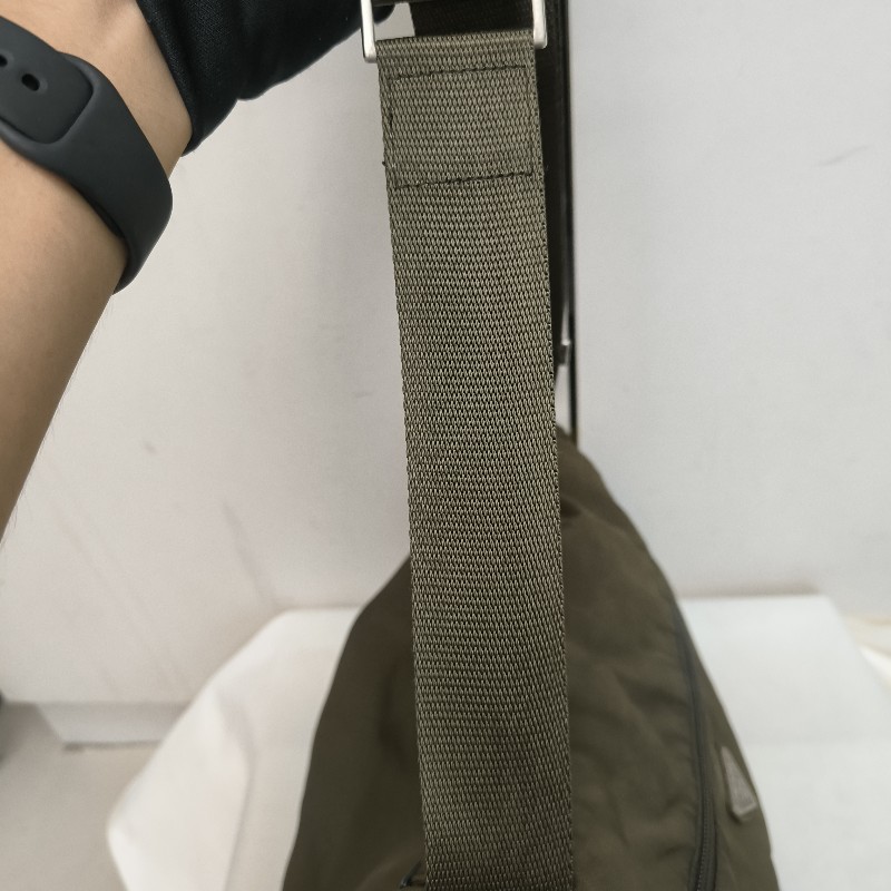 ㊣✨PRADA✨（附防塵袋）普拉達 墨綠色 帆布 皮革 口袋 郵差包 肩背包 斜背包 /二手包/二手精品🌳二手樹屋🌳-53
