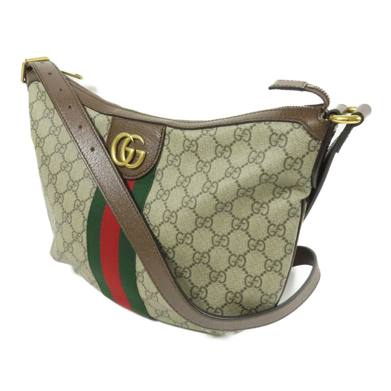 GUCCI 塗層帆布Ophidia Medium金扣肩背袋-2
