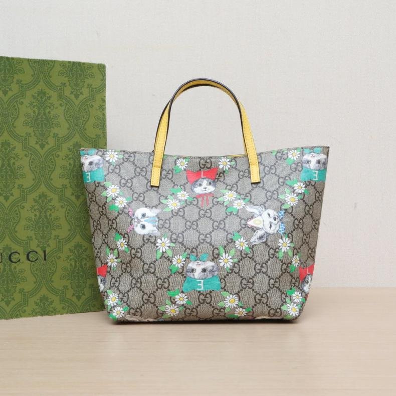 圖案 PVC 貓咪 托特包 兒童包-0