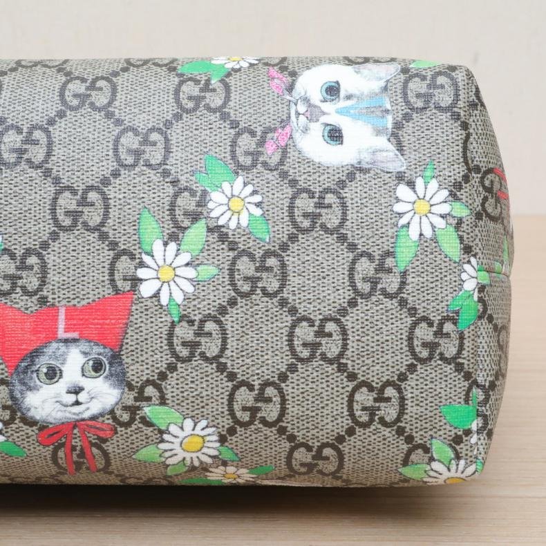 圖案 PVC 貓咪 托特包 兒童包-3