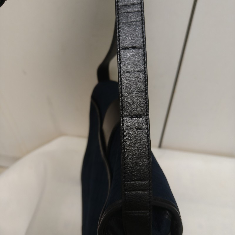 🔥衝破200銷售🔥【限時降價回饋至9/21】㊣✨Christian Dior✨迪奧 CD 深藍色 老花 刺繡 牛皮 肩背包 郵差包 信封包 斜背包/二手包/保證正品🌳二手樹屋🌳-27