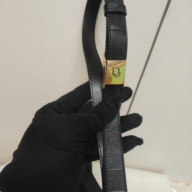 🔥衝破200銷售🔥【限時降價回饋至9/21】㊣✨Christian Dior✨迪奧 CD 深藍色 老花 刺繡 牛皮 肩背包 郵差包 信封包 斜背包/二手包/保證正品🌳二手樹屋🌳-28