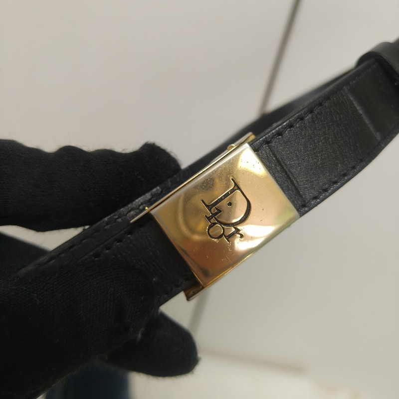 🔥衝破200銷售🔥【限時降價回饋至9/21】㊣✨Christian Dior✨迪奧 CD 深藍色 老花 刺繡 牛皮 肩背包 郵差包 信封包 斜背包/二手包/保證正品🌳二手樹屋🌳-29