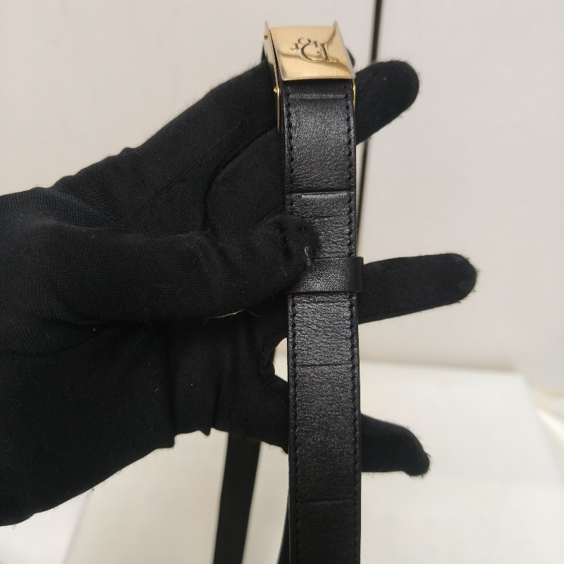 🔥衝破200銷售🔥【限時降價回饋至9/21】㊣✨Christian Dior✨迪奧 CD 深藍色 老花 刺繡 牛皮 肩背包 郵差包 信封包 斜背包/二手包/保證正品🌳二手樹屋🌳-31