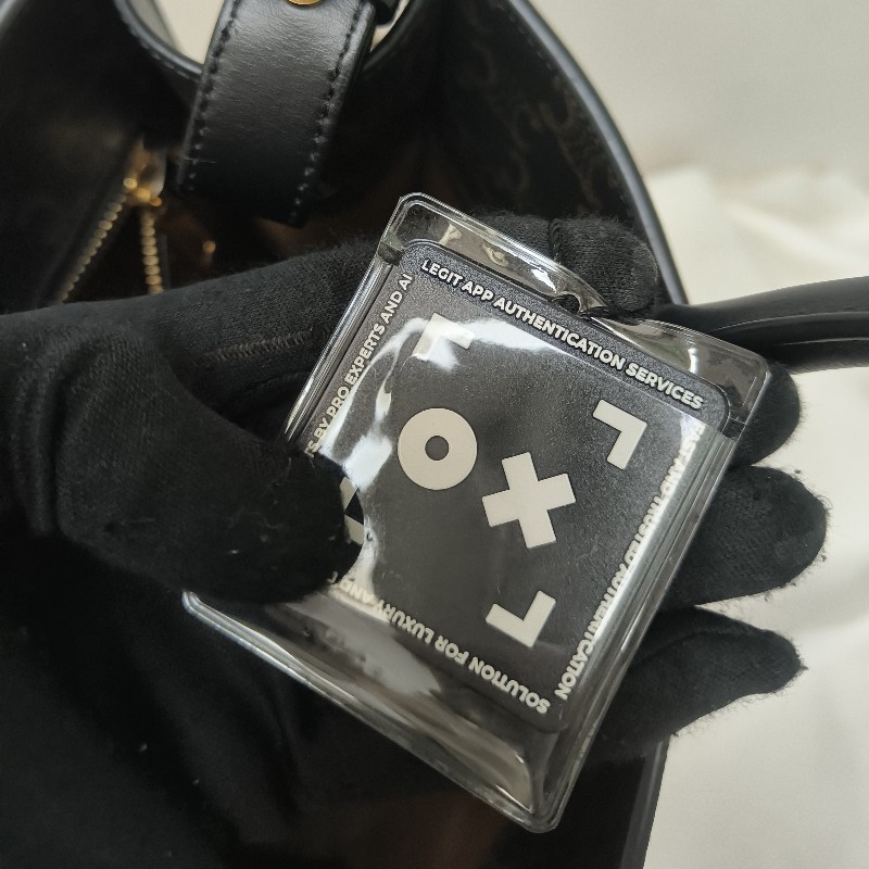 【8成新】㊣✨CELINE✨(附防塵袋)經典 凱旋門 老花 TRIOMPHE 大款 緹花 印字 琴譜包 文件包 通勤包 手提包 斜背包 肩背包/二手包/保證正品🌳二手樹屋🌳-46