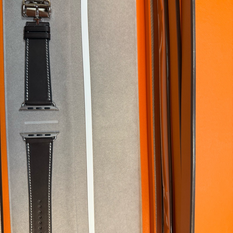 Hermes Apple Watch 皮錶帶 (絕版品) 蝴蝶扣 Swift皮-1