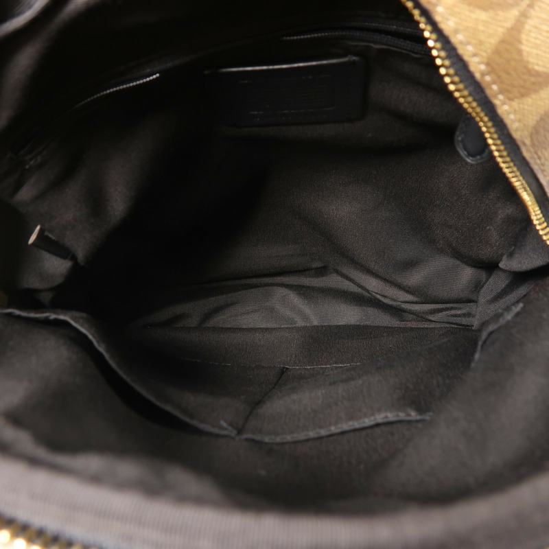 COACH 塗層帆布Backpack金扣背包-5