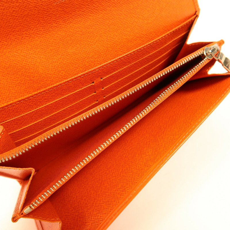 LOUIS VUITTON Epi Portefeuille Sarah Long Wallet銀扣長錢包-4
