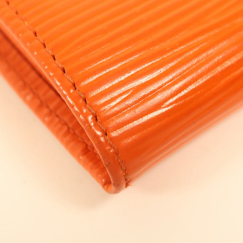 LOUIS VUITTON Epi Portefeuille Sarah Long Wallet銀扣長錢包-8