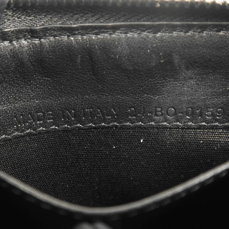 Dior 帆布/牛皮皮革Oblique Card Case銀扣卡片套-6