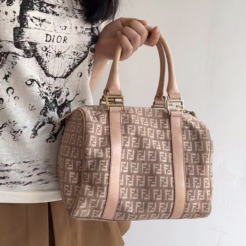 「JL精品代購」9新 FENDI 波士頓25-1