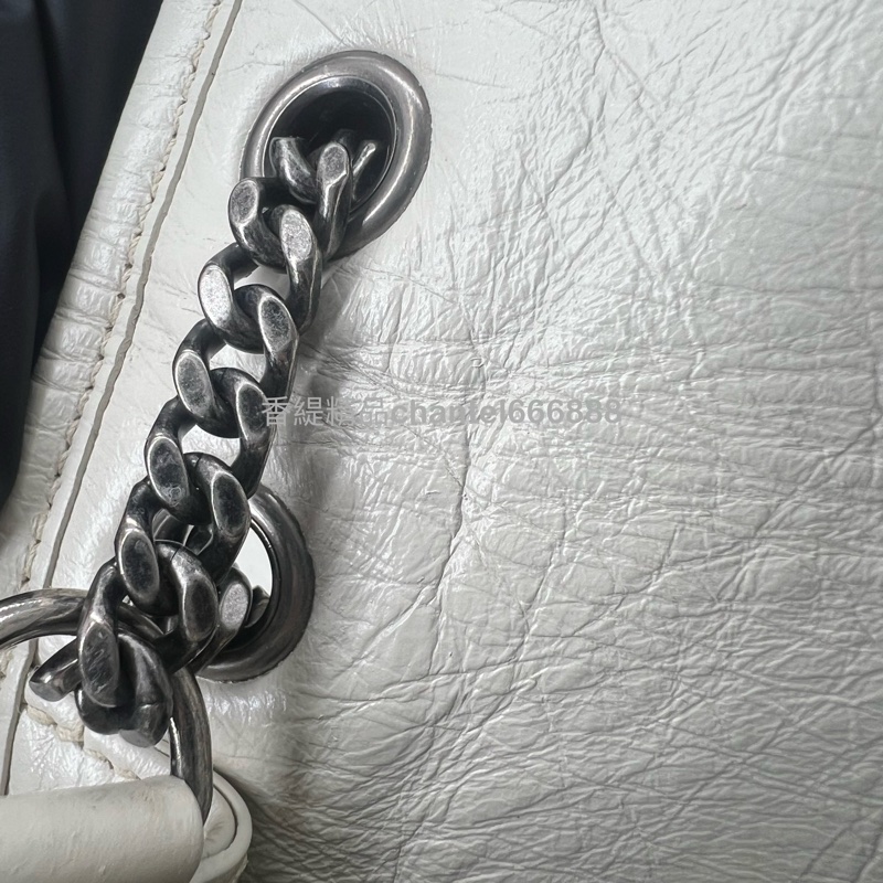 (已售出)💗香緹國際精品💗 YSL 聖羅蘭 Niki bb #奶油白-11