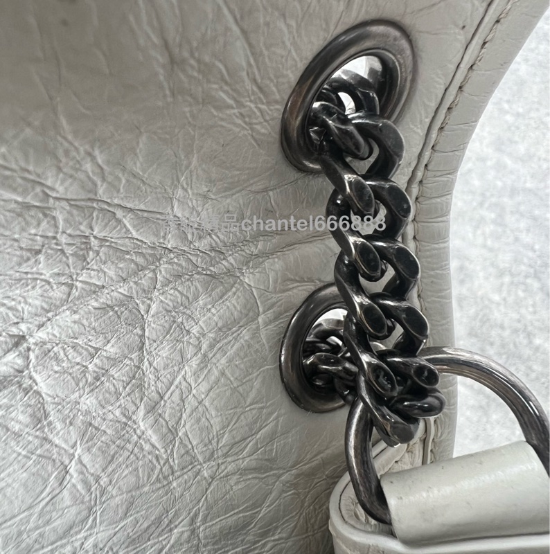 (已售出)💗香緹國際精品💗 YSL 聖羅蘭 Niki bb #奶油白-12