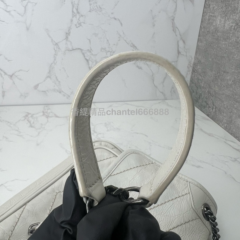 (已售出)💗香緹國際精品💗 YSL 聖羅蘭 Niki bb #奶油白-17
