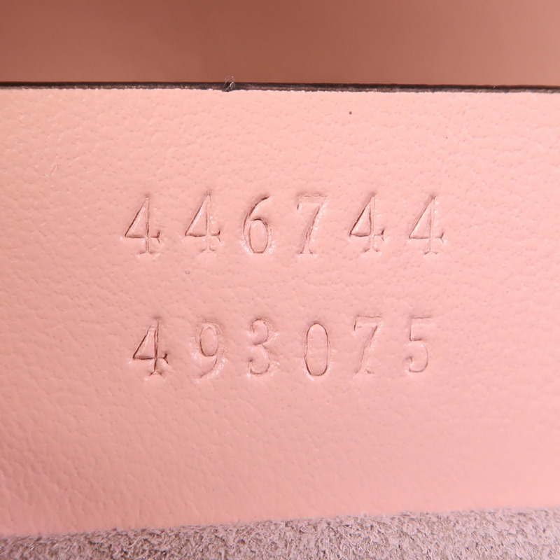 GUCCI 牛皮皮革GG Marmont金扣肩背袋-6