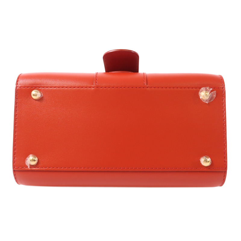 Delvaux 牛皮皮革Brillant Mini金扣手挽肩背兩用袋-3