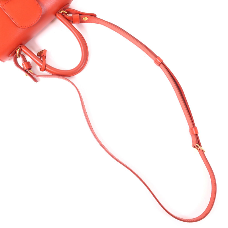 Delvaux 牛皮皮革Brillant Mini金扣手挽肩背兩用袋-8