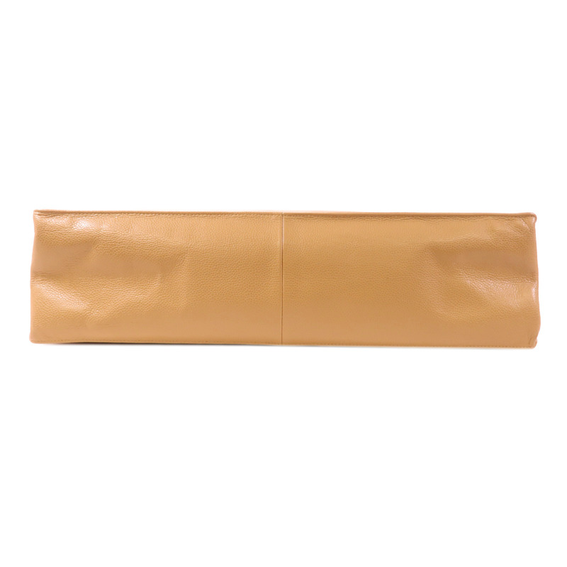 CHANEL 牛皮皮革Vintage Large Tote Bag金扣肩背袋-3