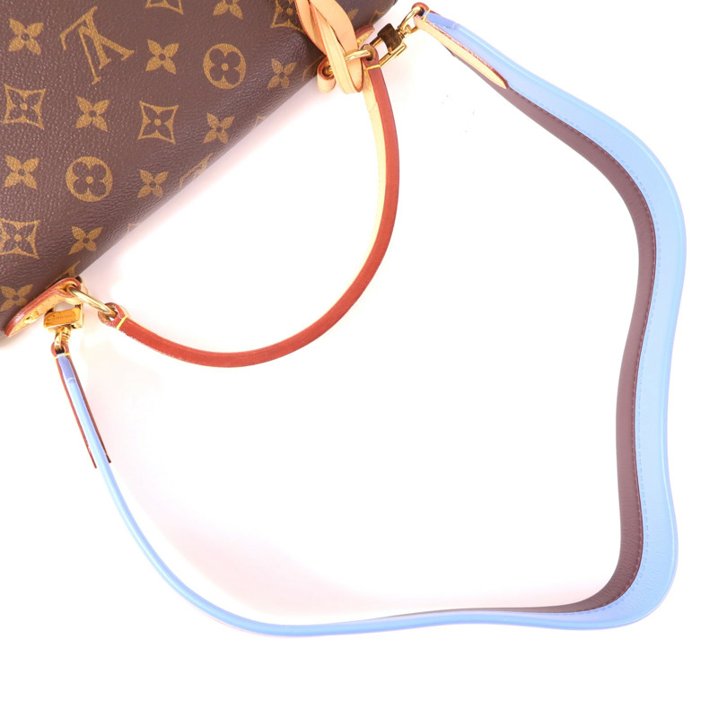 LOUIS VUITTON Monogram Cluny MM金扣手挽肩背兩用袋-7