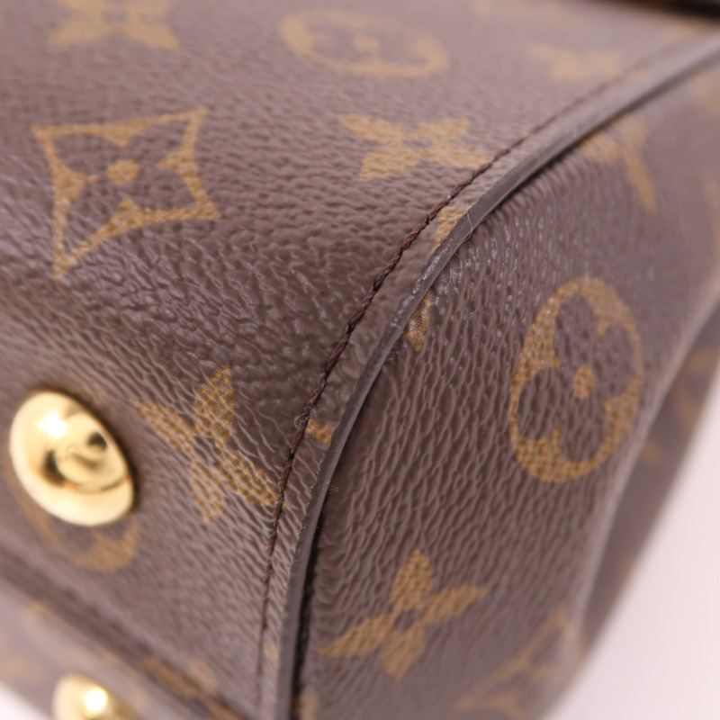 LOUIS VUITTON Monogram Cluny MM金扣手挽肩背兩用袋-9