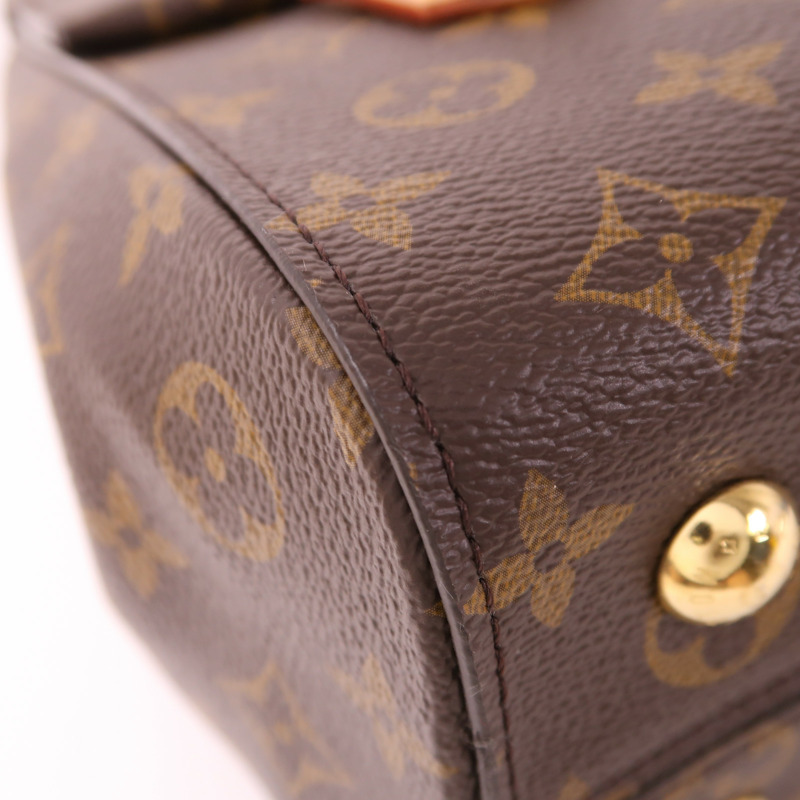 LOUIS VUITTON Monogram Cluny MM金扣手挽肩背兩用袋-10