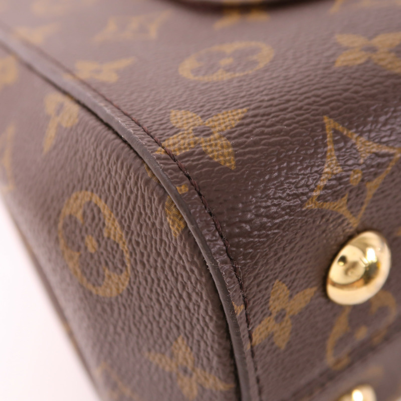 LOUIS VUITTON Monogram Cluny MM金扣手挽肩背兩用袋-12