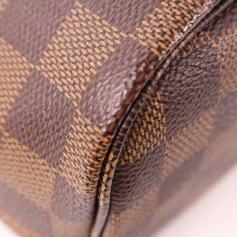 LOUIS VUITTON Damier Neverfull PM金扣肩背袋-9