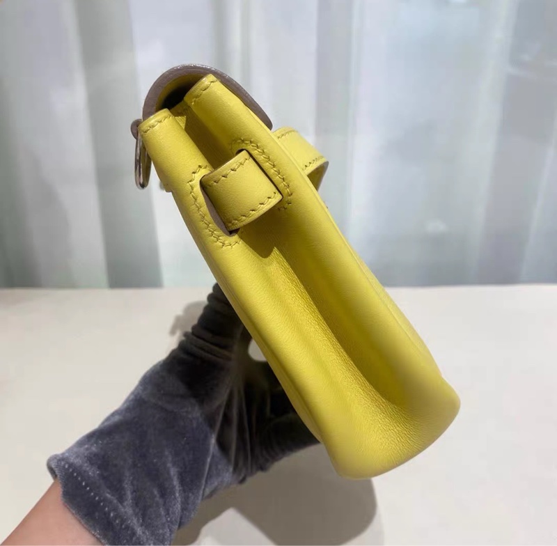 🌈Hermes💛Mini Berline💛黃色銀扣🌟97.5新🌈🌟絕版款🌟-3