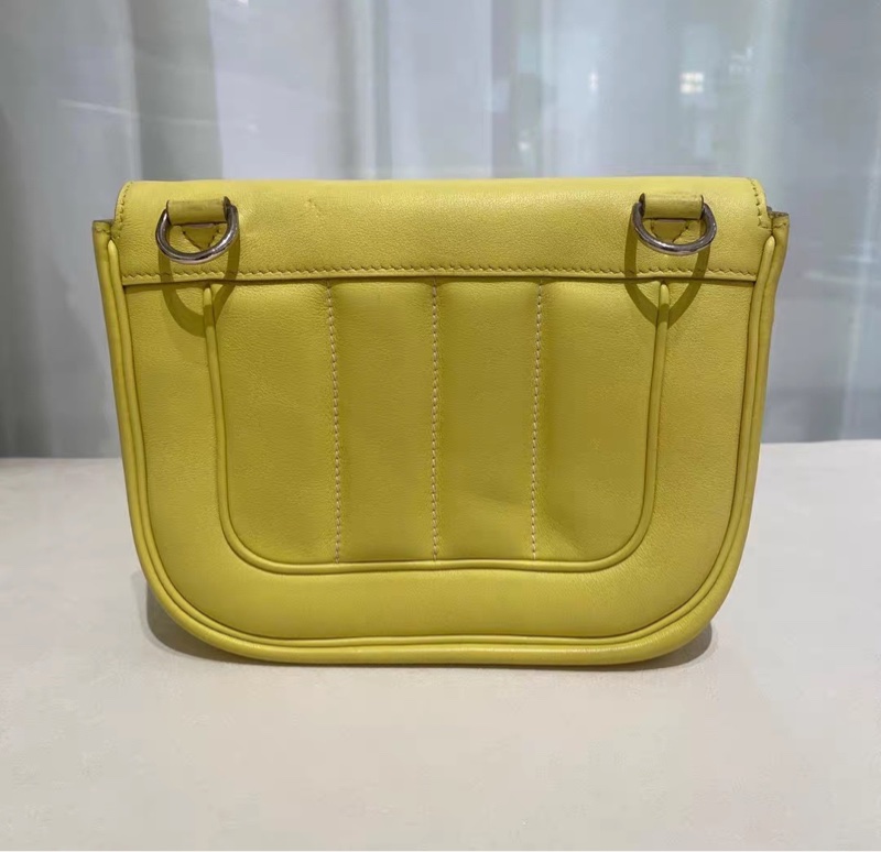 🌈Hermes💛Mini Berline💛黃色銀扣🌟97.5新🌈🌟絕版款🌟-5