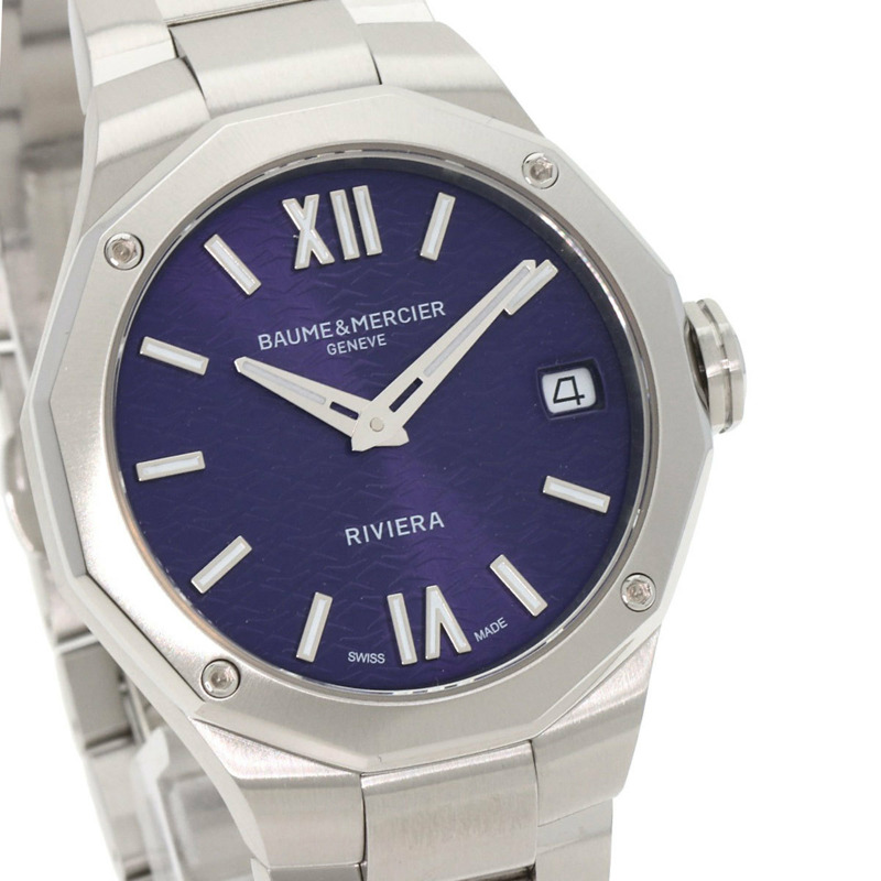 Baume & Mercier MOA10728 Riviera 男士不鏽鋼手錶-3