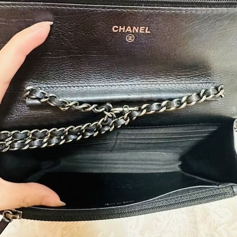 Chanel boy woc靛藍特殊色-1